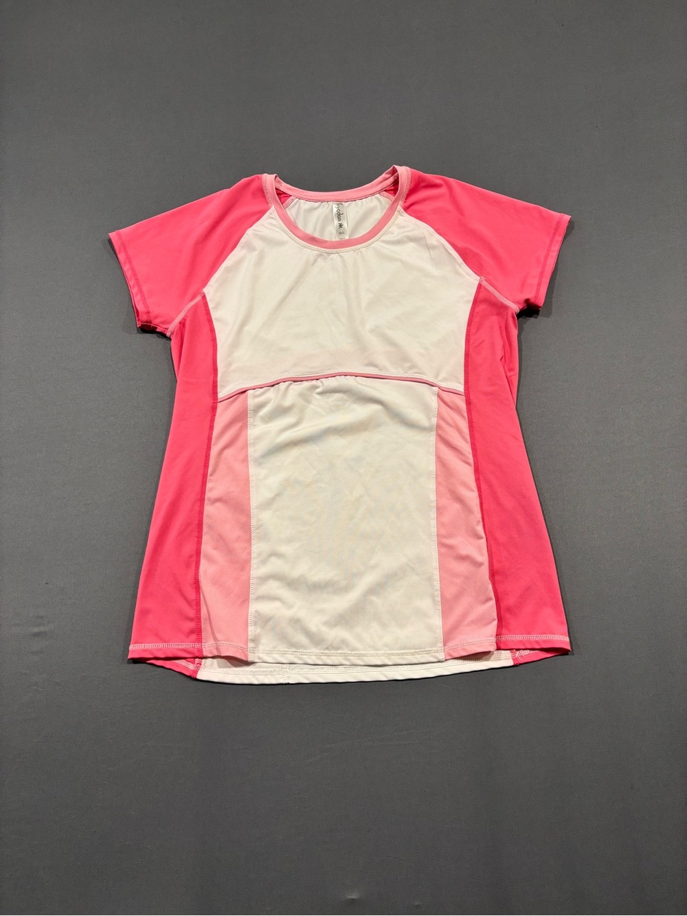 Kyodan Pink and White Performance Tee
